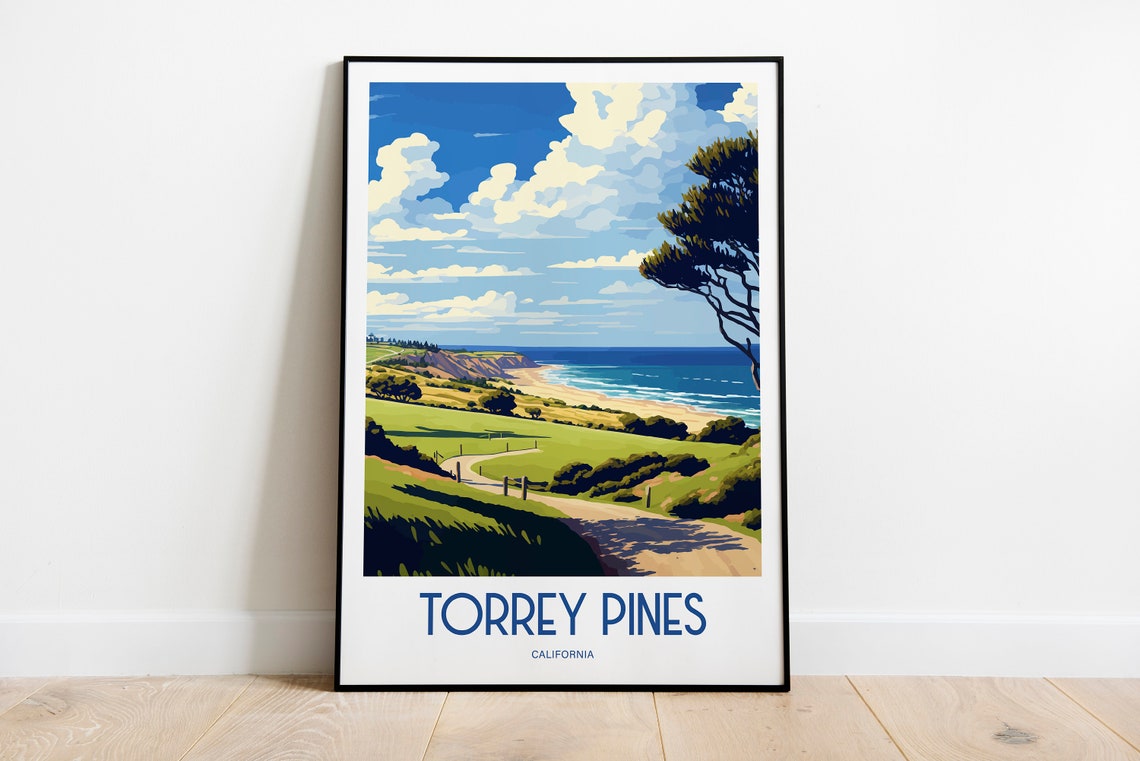 Torrey Pines Golf Course Art Print