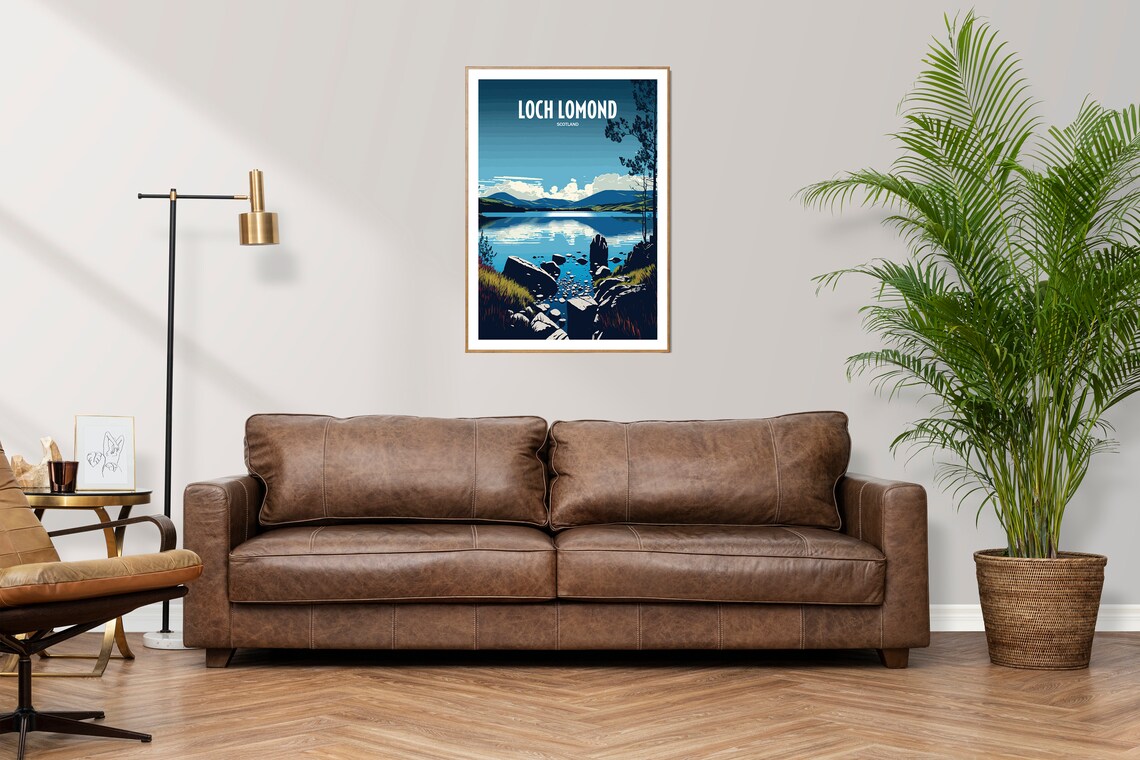 Loch Lomond Travel Art Scotland Travel Poster - Image 2