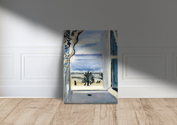 Henri Matisse The Open Window Seascape Balcony View Art Poster