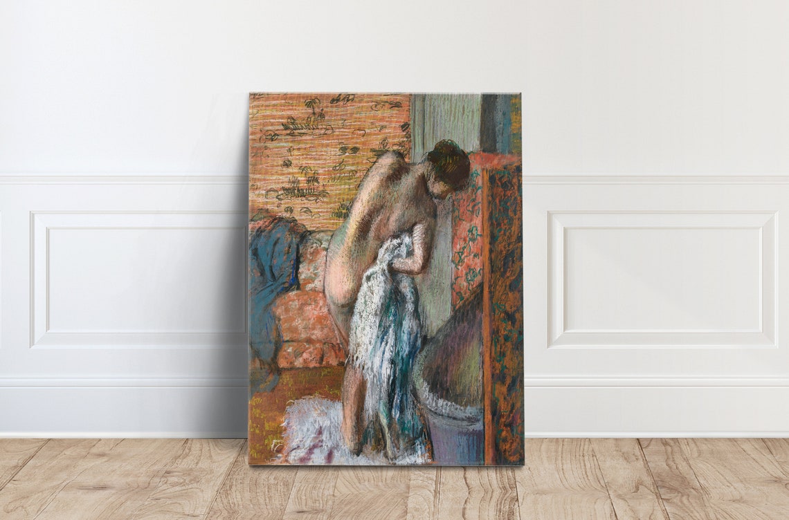 Edgar Degas After The Bath Art Print
