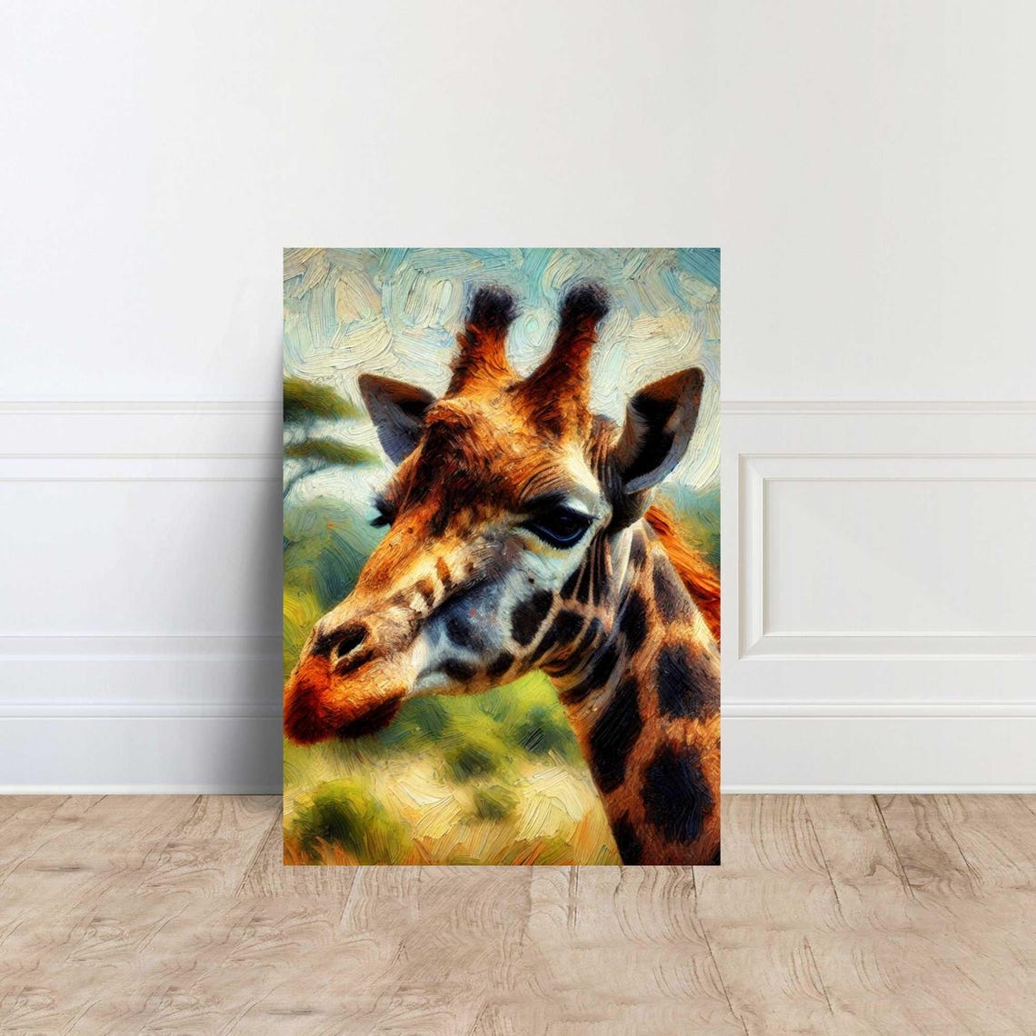 Giraffe Animal Artistic Home Decor Canvas Wall Art Poster Print Painting