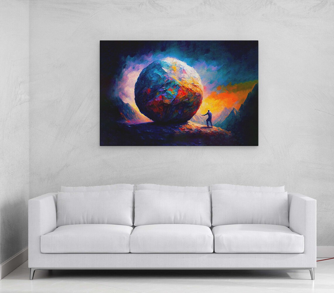 Sisyphus Mythology Art Print - Image 3