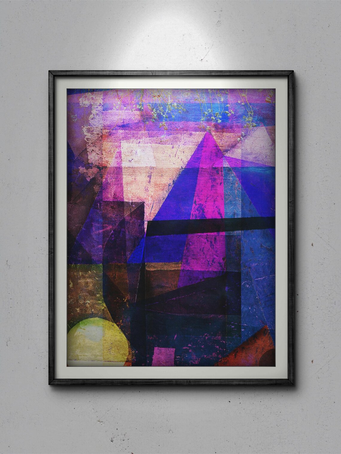 Abstract Pop Art Geometric Composition, Poster Print - Image 3