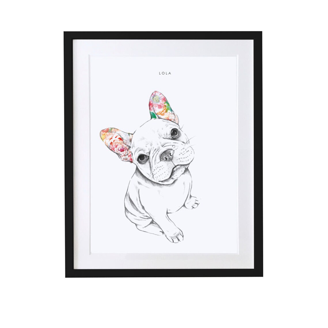 French Bulldog Personalised Pet Portrait