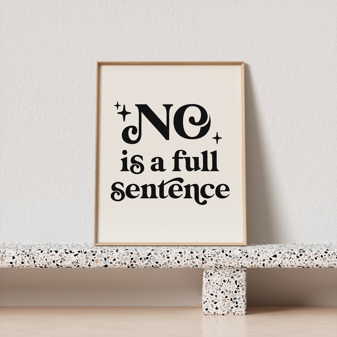 Retro Typography Poster, Gallery Wall Art Print - Image 2