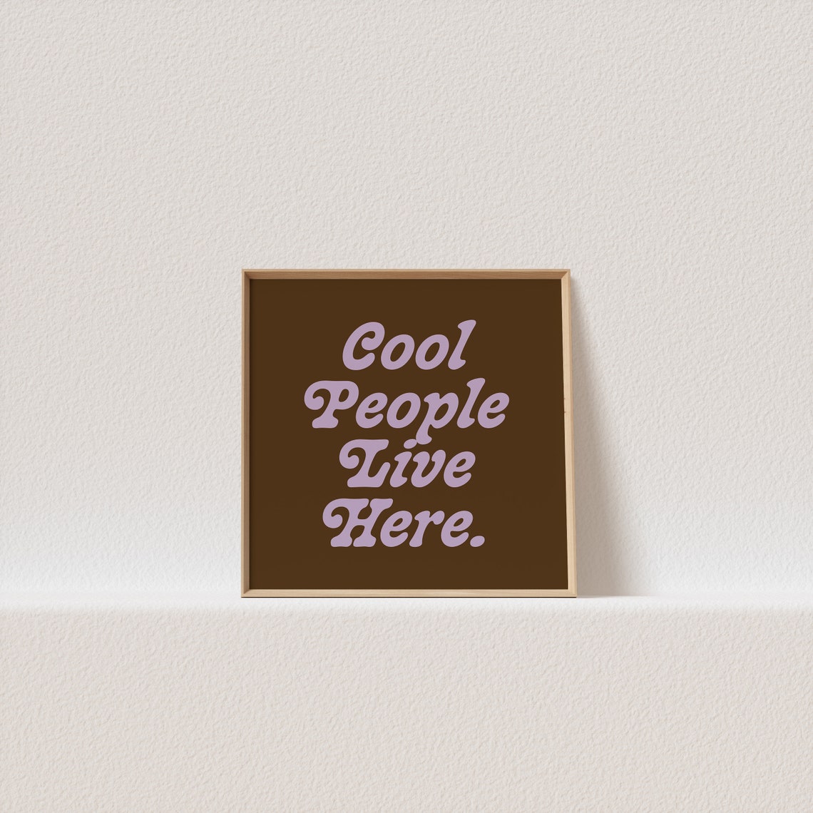 Instant Digital Download Retro Type Poster in Bold Black Lettering - Image 5