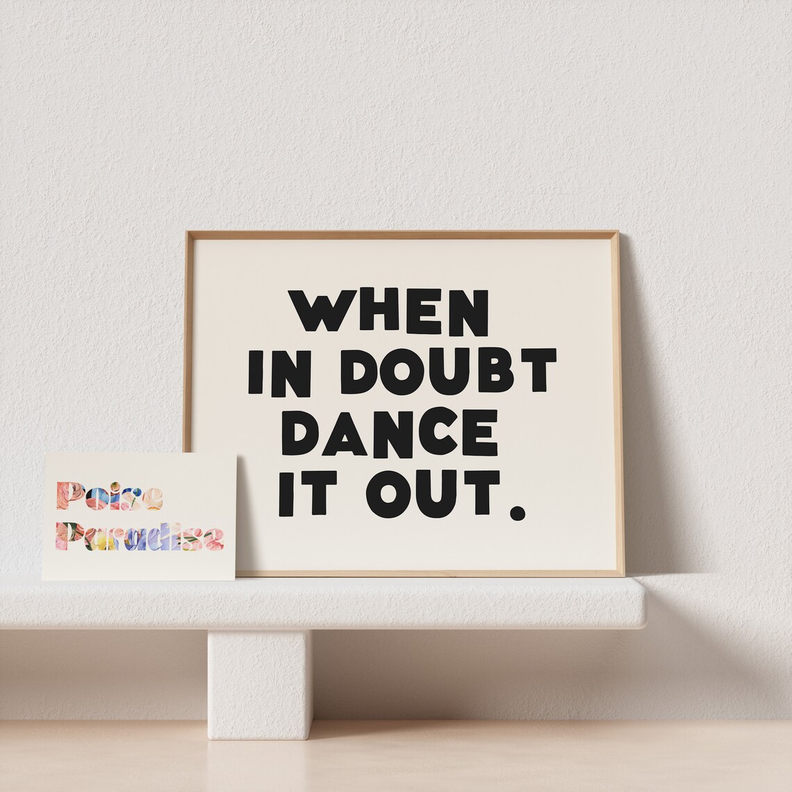 When In Doubt Dance It Out Quirky Poster - Image 4