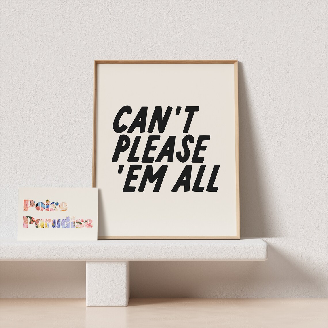 Can't Please 'Em All Quirky Typography Art Print - Image 4