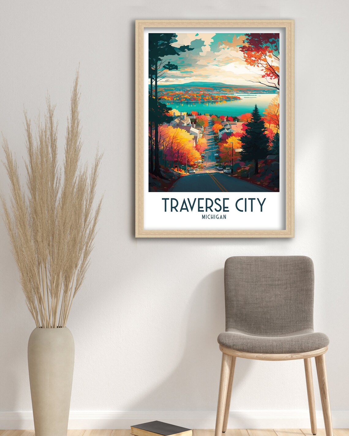 Michigan Travel Poster, Michigan Art Print - Image 2