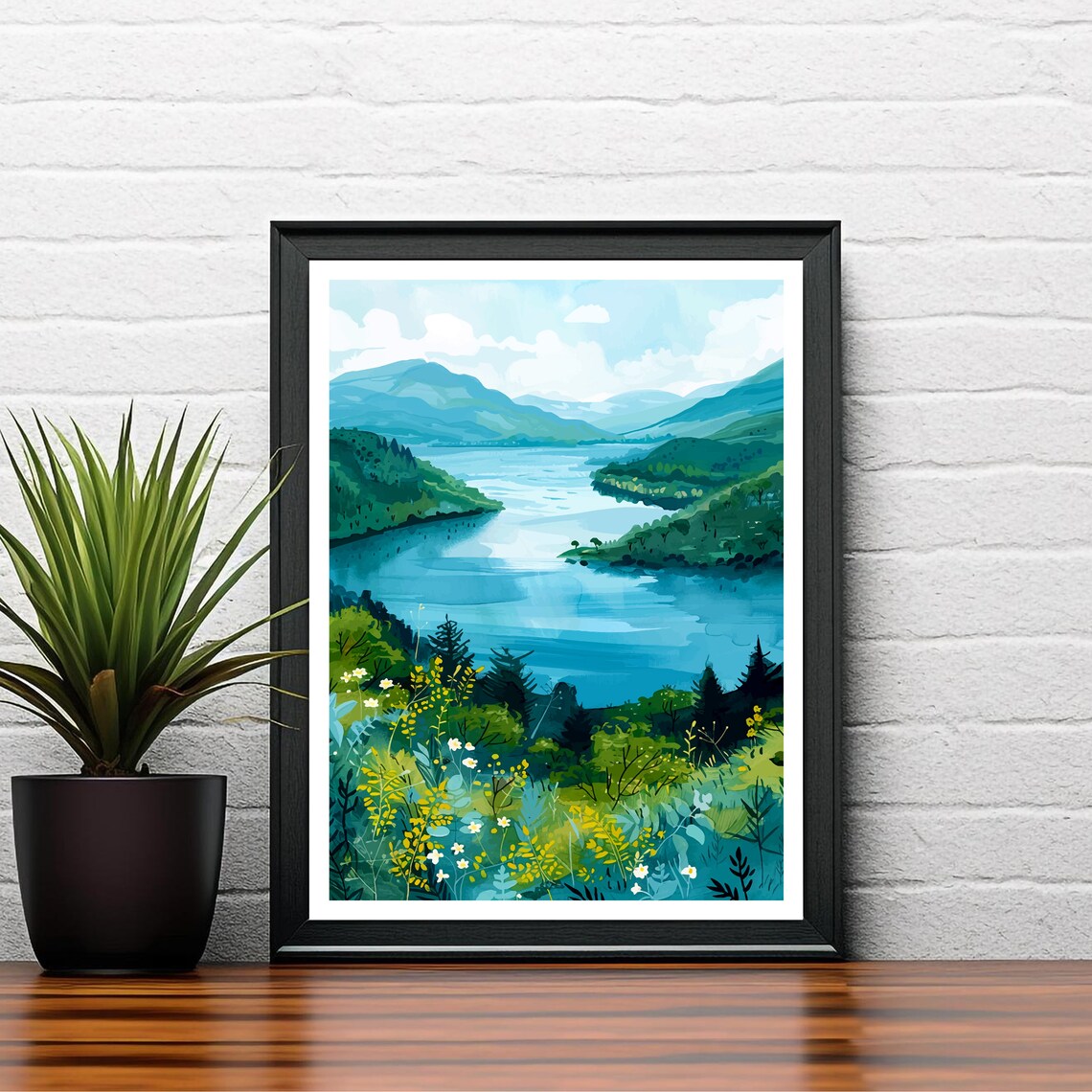 Loch Lomond Scotland Travel Poster, Wall Decor - Image 2
