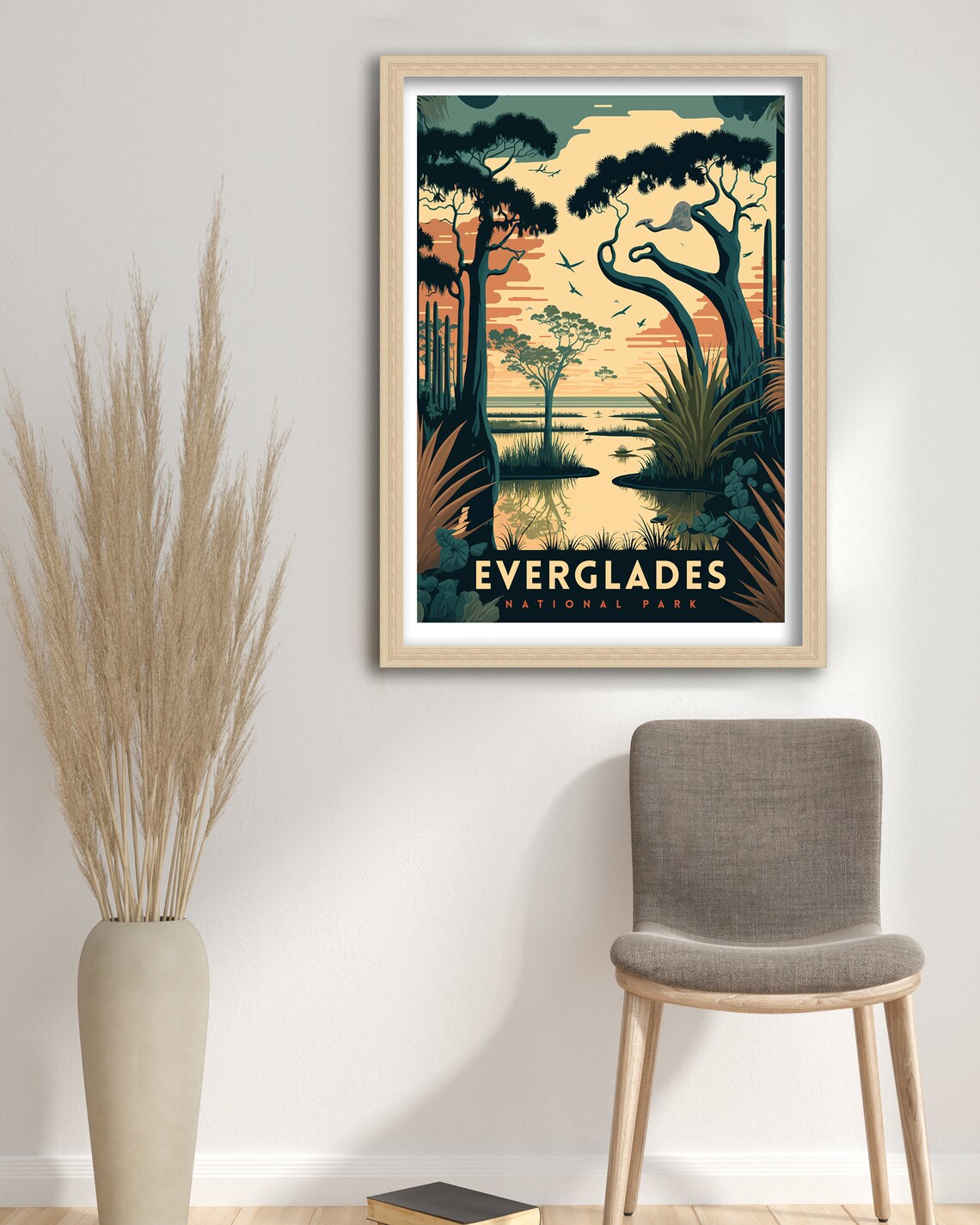 Everglades Travel Poster, National Park Print - Image 3