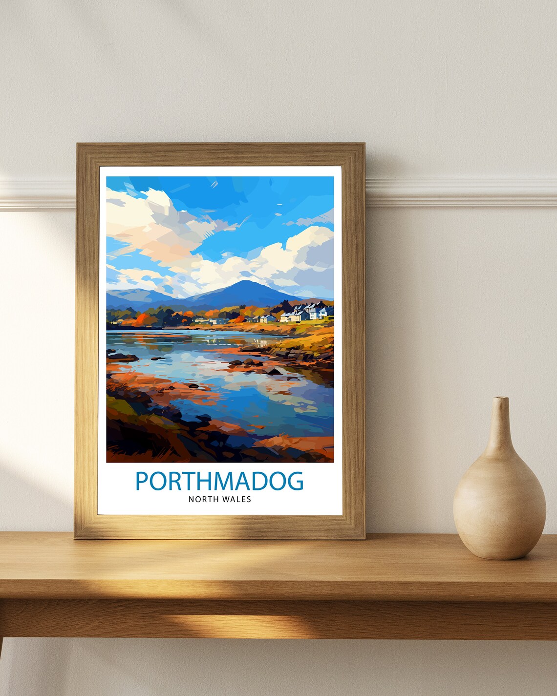 Porthmadog North Wales Travel Poster, Wales - Image 2