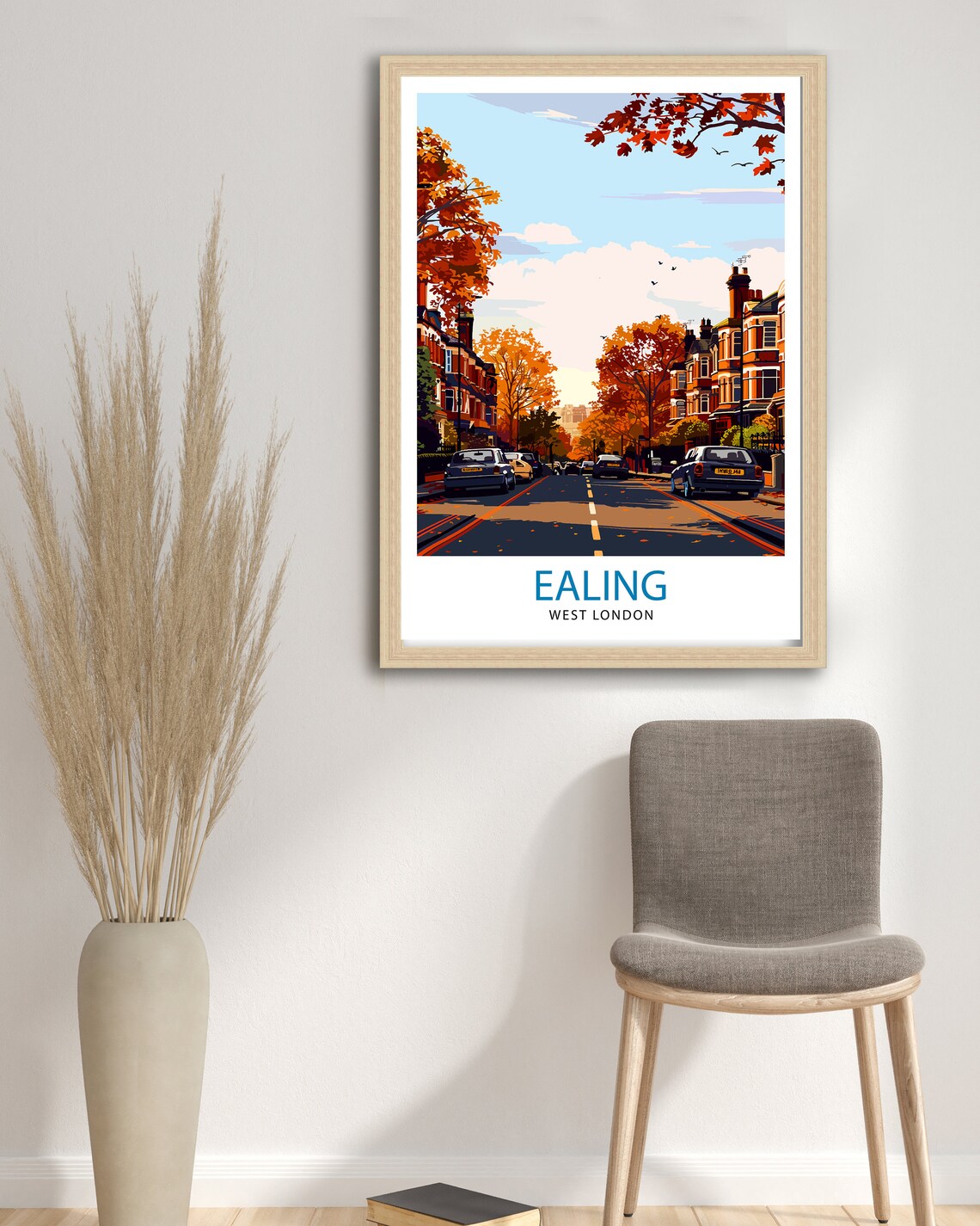 Ealing London Travel Poster, London Art Print - Image 2