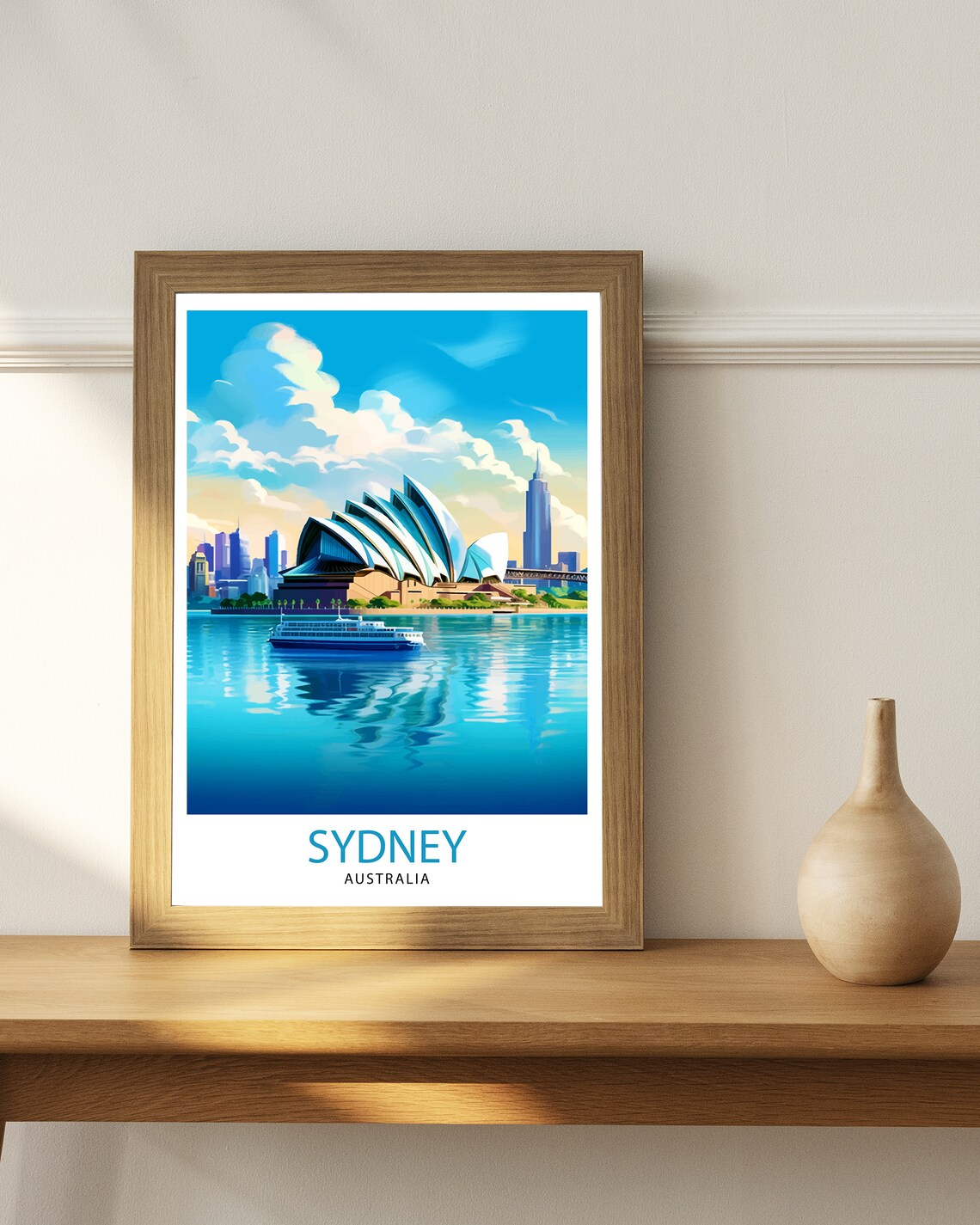 Sydney Australia Travel Poster, Sydney Wall Decor - Image 2