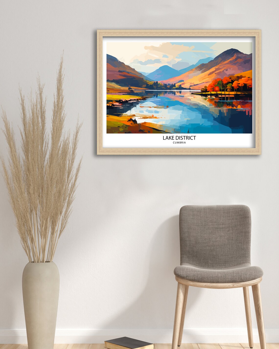 Lake District Travel Poster, Scenic Place Print - Image 2