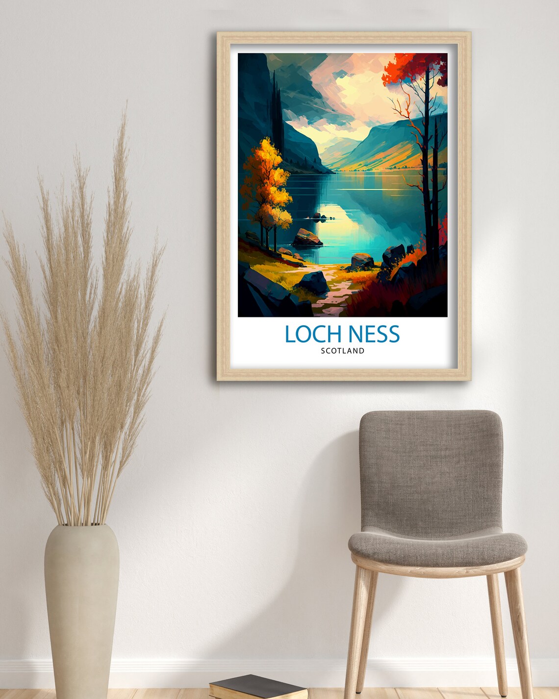 Loch Ness Scotland Travel Poster, Wall Decor - Image 3