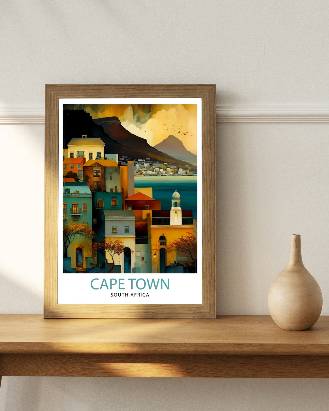 Cape Town South Africa Travel Print Cape Town Wall Decor Cape Town Poster South Africa Travel Prints Cape Town Art Print Cape Town - Image 3