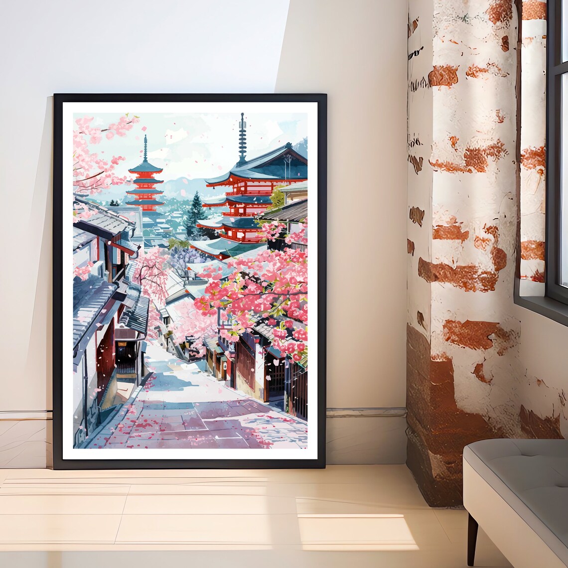 Kyoto Japan Travel Poster, Kyoto Wall Decor - Image 2
