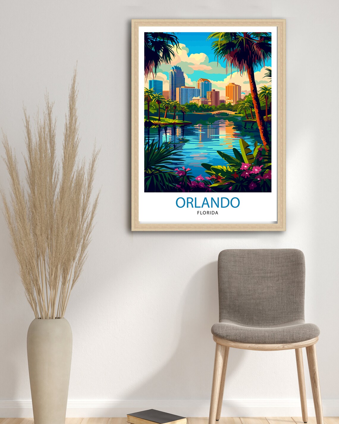 Orlando Florida Travel Poster, Home Decor Print - Image 2