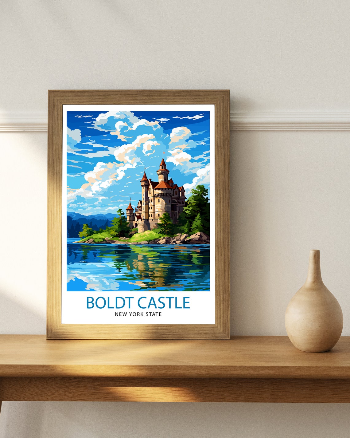 Boldt Castle New York Thousand Islands River Island Chateau Poster - Image 2