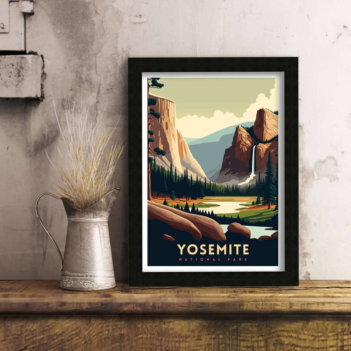 Yosemite National Park Travel Poster, Park Art Print - Image 2