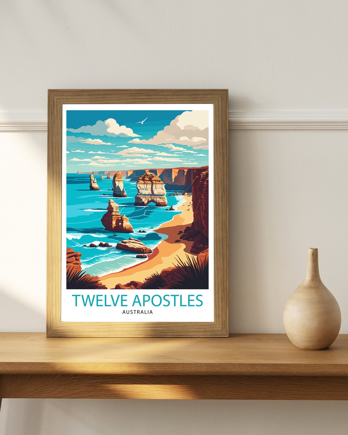 Twelve Apostles Australia Travel Poster, Landscape - Image 2