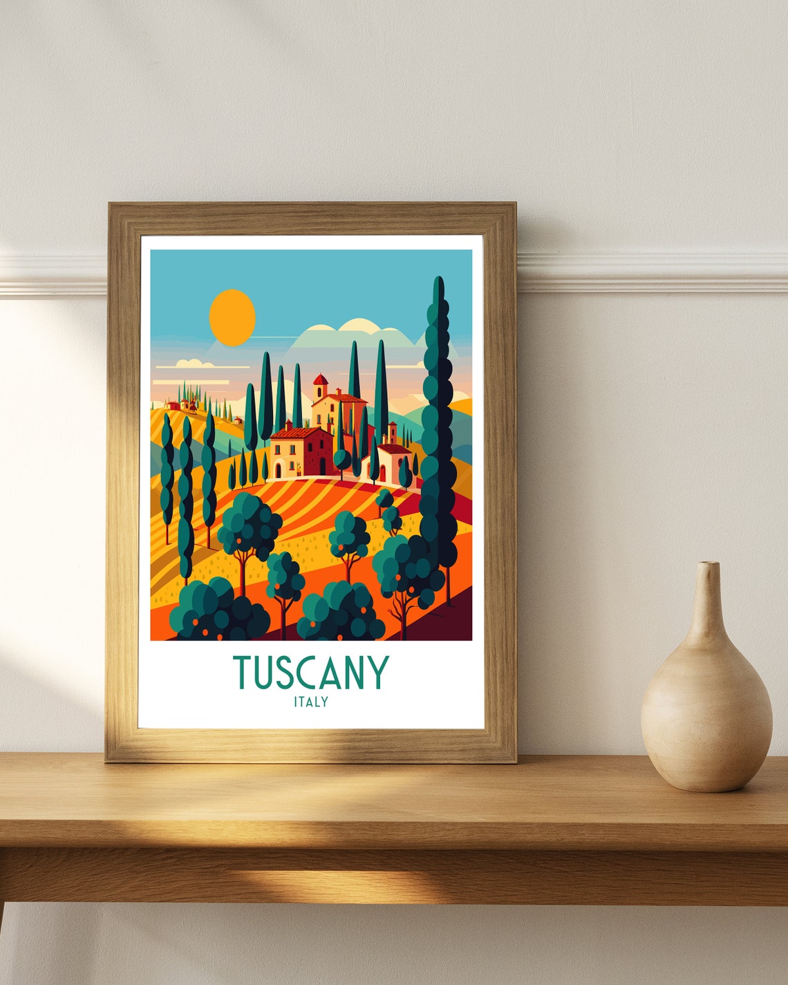 Tuscany Art Print Tuscany Tuscany Poster Tuscany Wall Art Art Print Italy Art Print Tuscany Art Tuscany Print Tuscany Art - Image 3