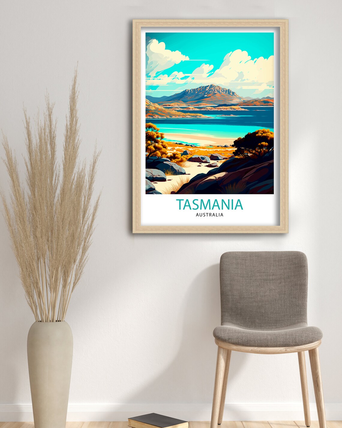 Tasmania Travel Poster, Australia Home Decor Art Print - Image 3