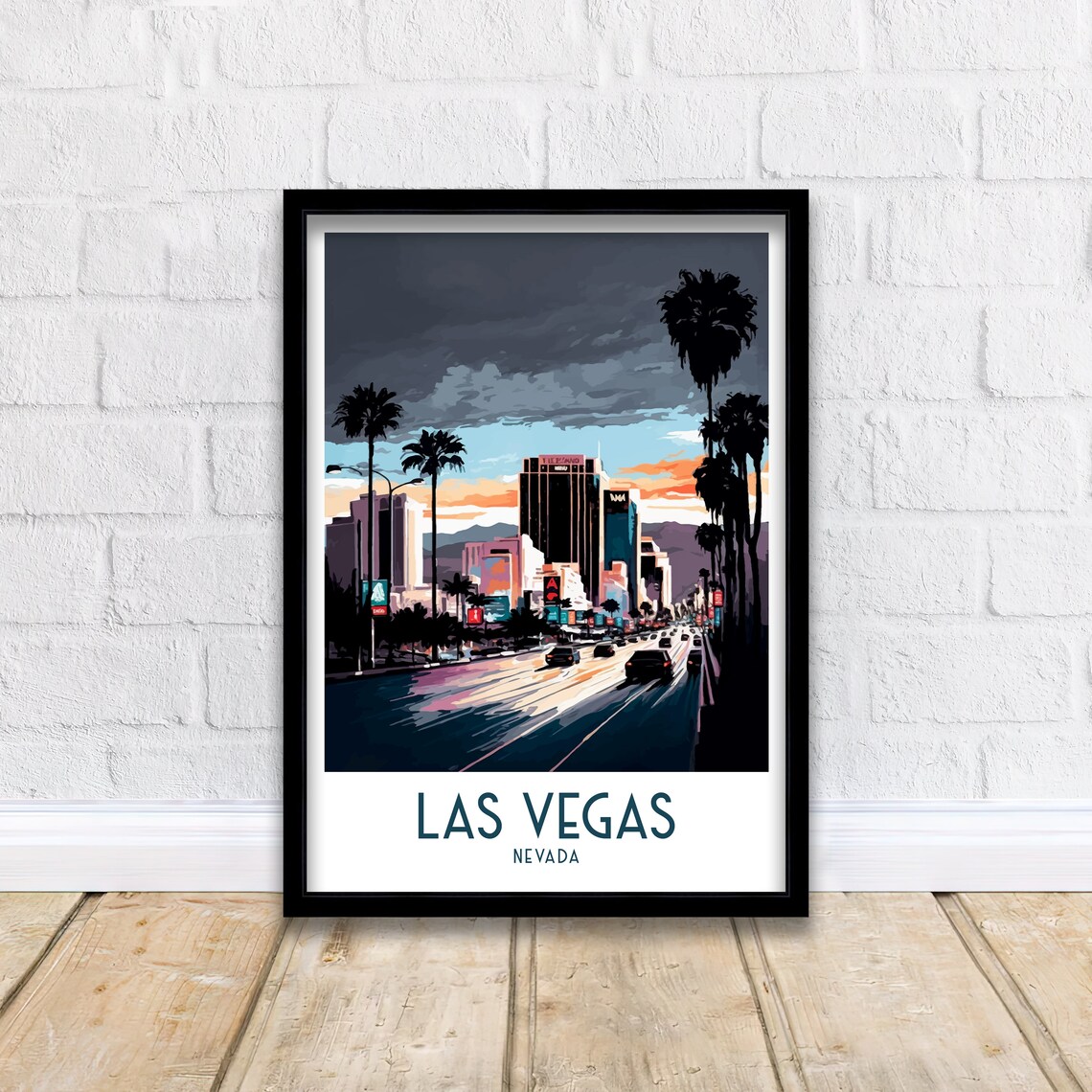 Las Vegas Travel Poster, Nevada Place Print - Image 2