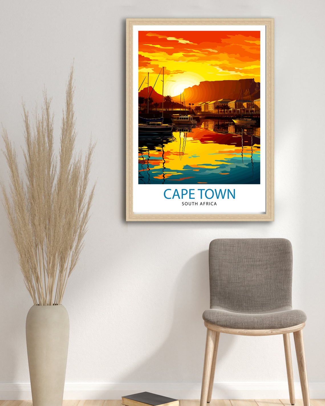 Cape Town South Africa Travel Print Cape Town Wall Decor Cape Town Poster South Africa Travel Prints Cape Town Art Print Cape Town - Image 3