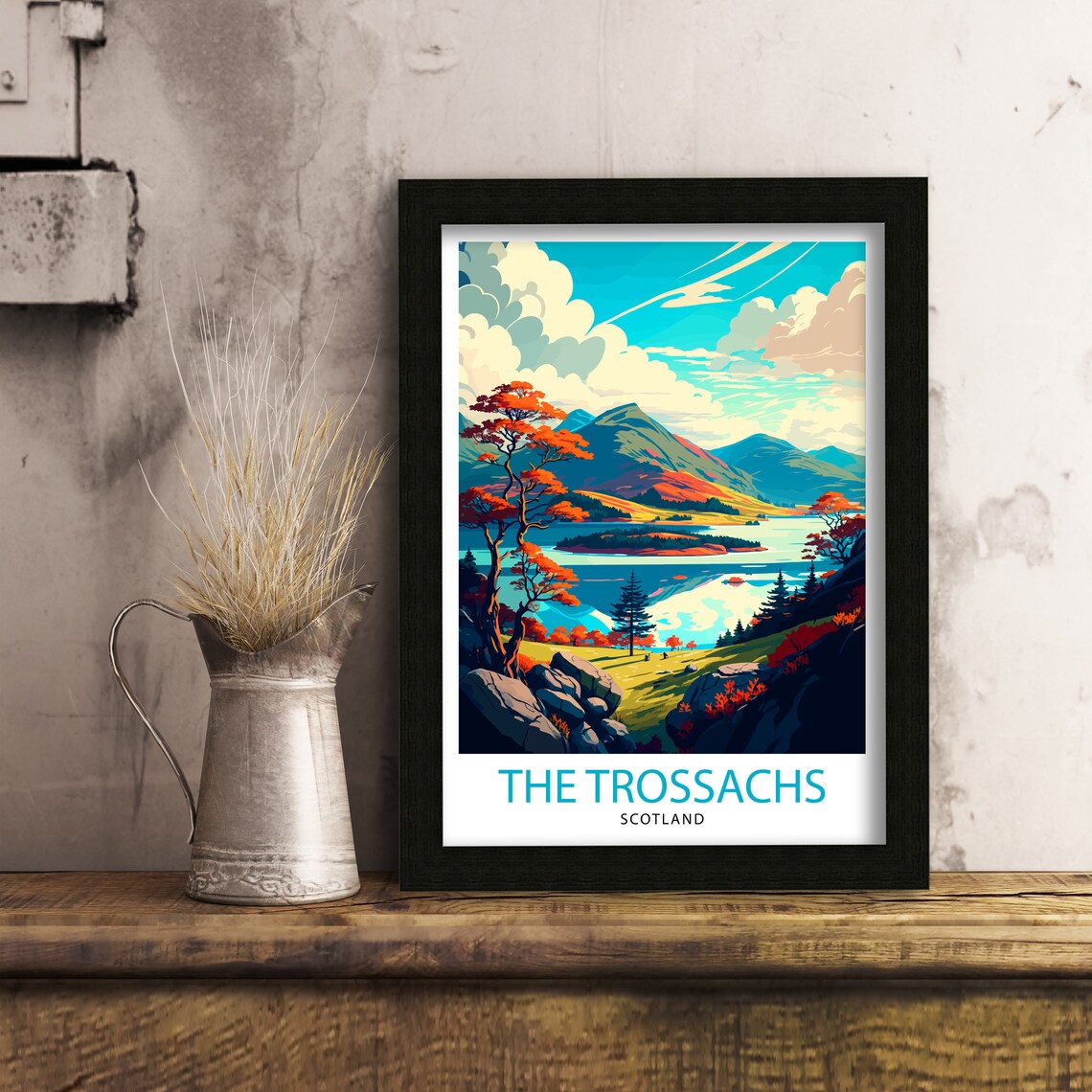 Trossachs Home Decor Travel Poster - Image 2