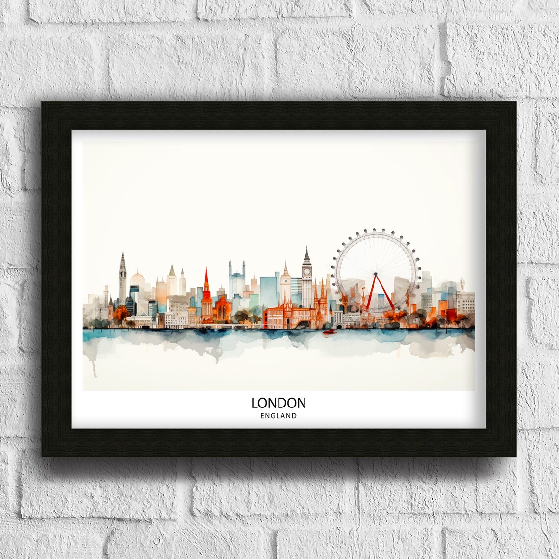 London England Travel Poster, UK Travel Decor - Image 3
