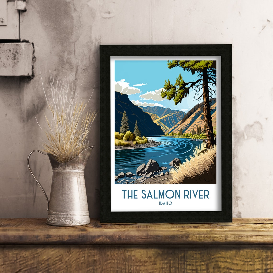 Idaho Poster Travel Print Poster Idaho Print Idaho Wall Art Idaho Idaho Travel Poster Idaho Travel Travel Poster Print - Image 3