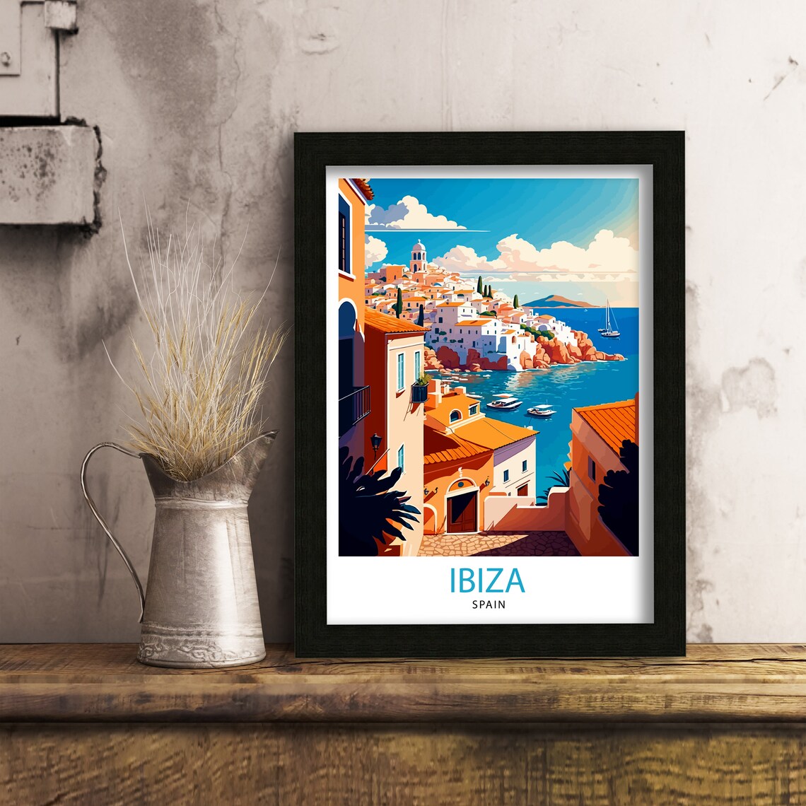Ibiza Spain Travel Gift For Lovers Poster - Image 3