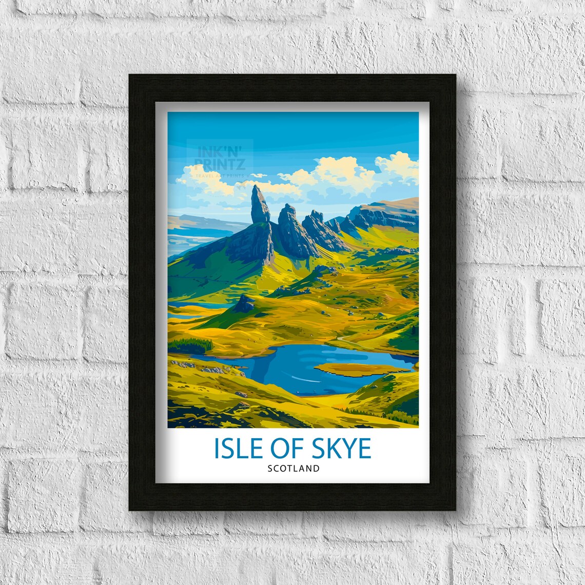 Isle Of Skye Travel Poster, Scotland Wall Decor - Image 3