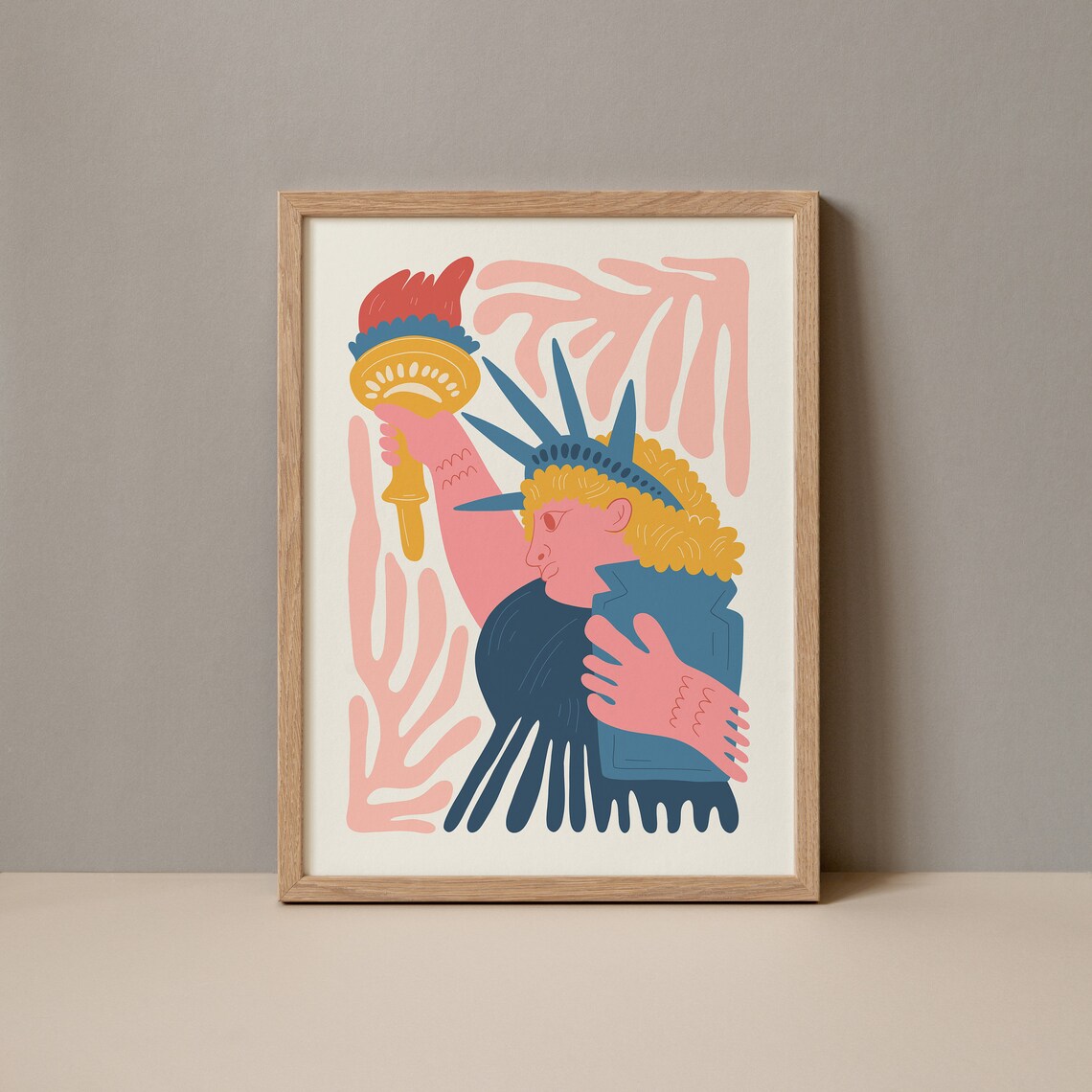 Statue Of Liberty New York City Poster Print