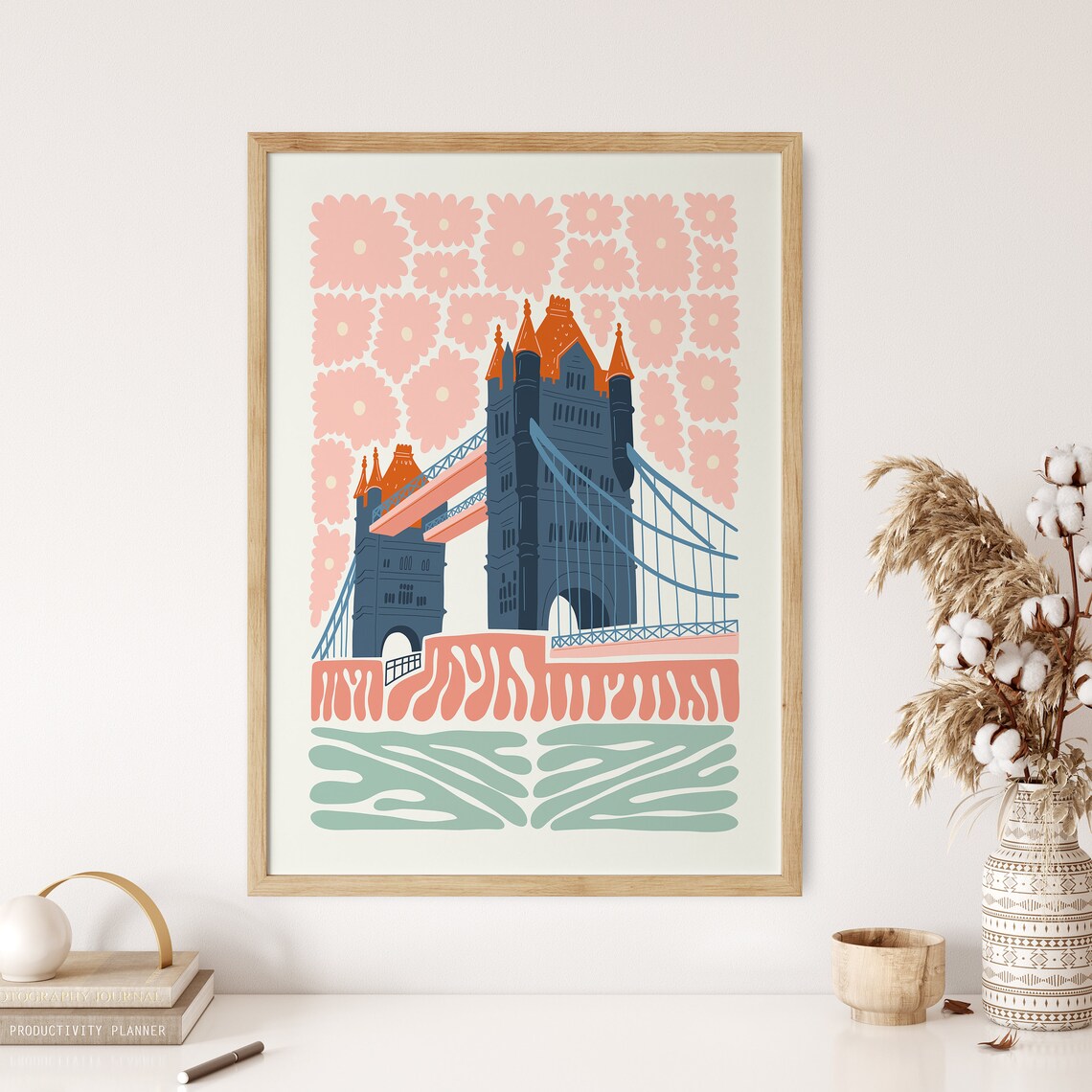 Tower Bridge London England Travel Poster - Image 3