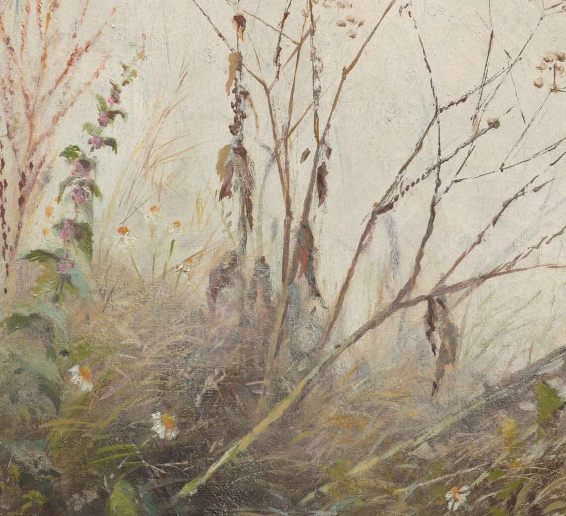 Muted Landscape Painting, Vintage Nature Art Print - Image 2