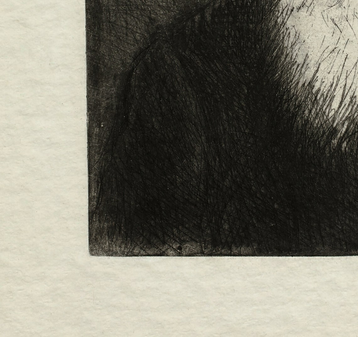 Vintage Sketch Of Man, Antique Self-Portrait Print - Image 3
