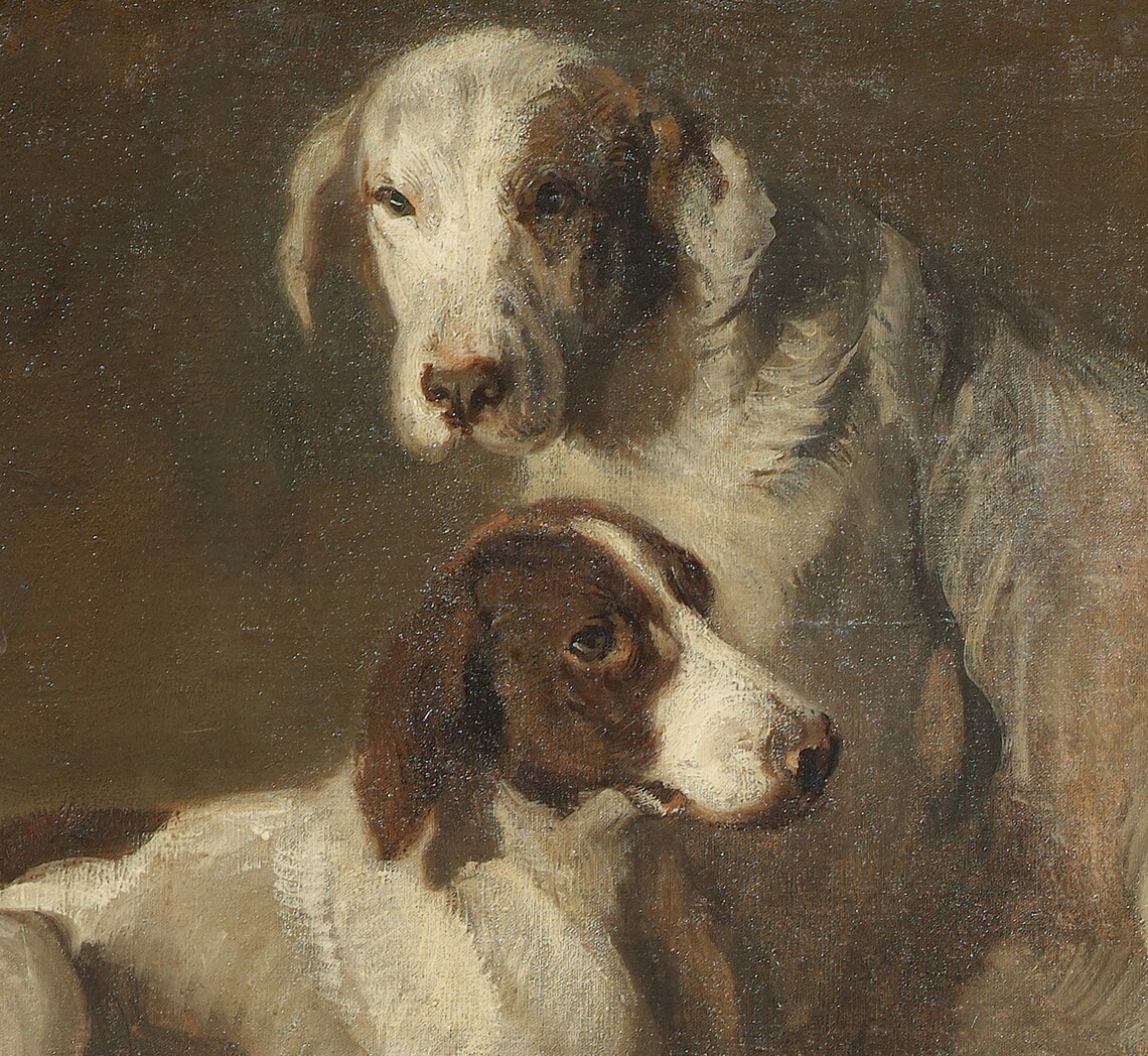 Hound Dog Farmhouse Painting, Neutral Art Print - Image 3
