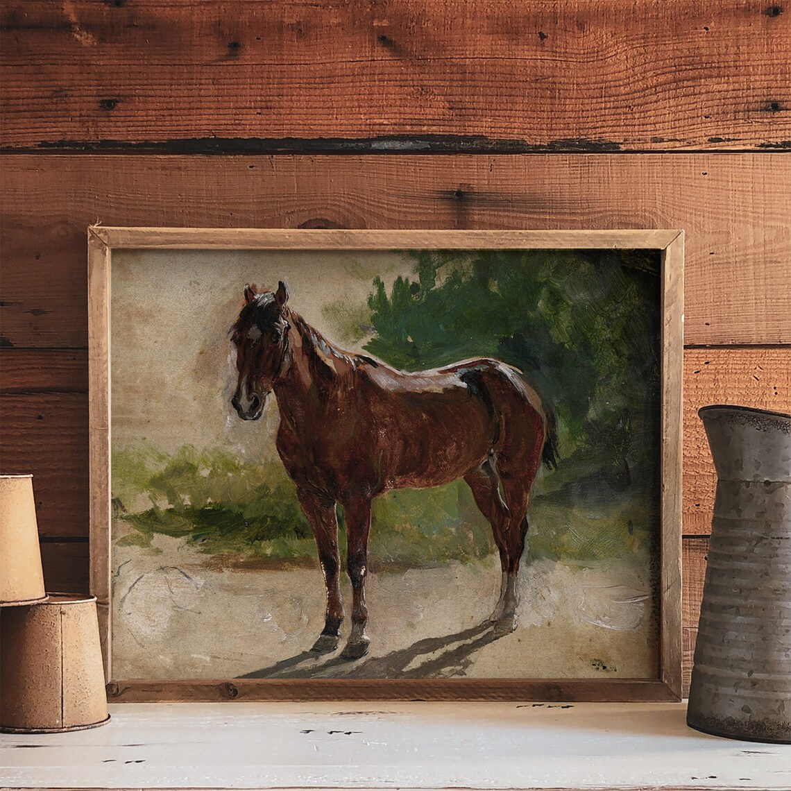 Horse Painting Art Print, Western Nursery Decor - Image 4