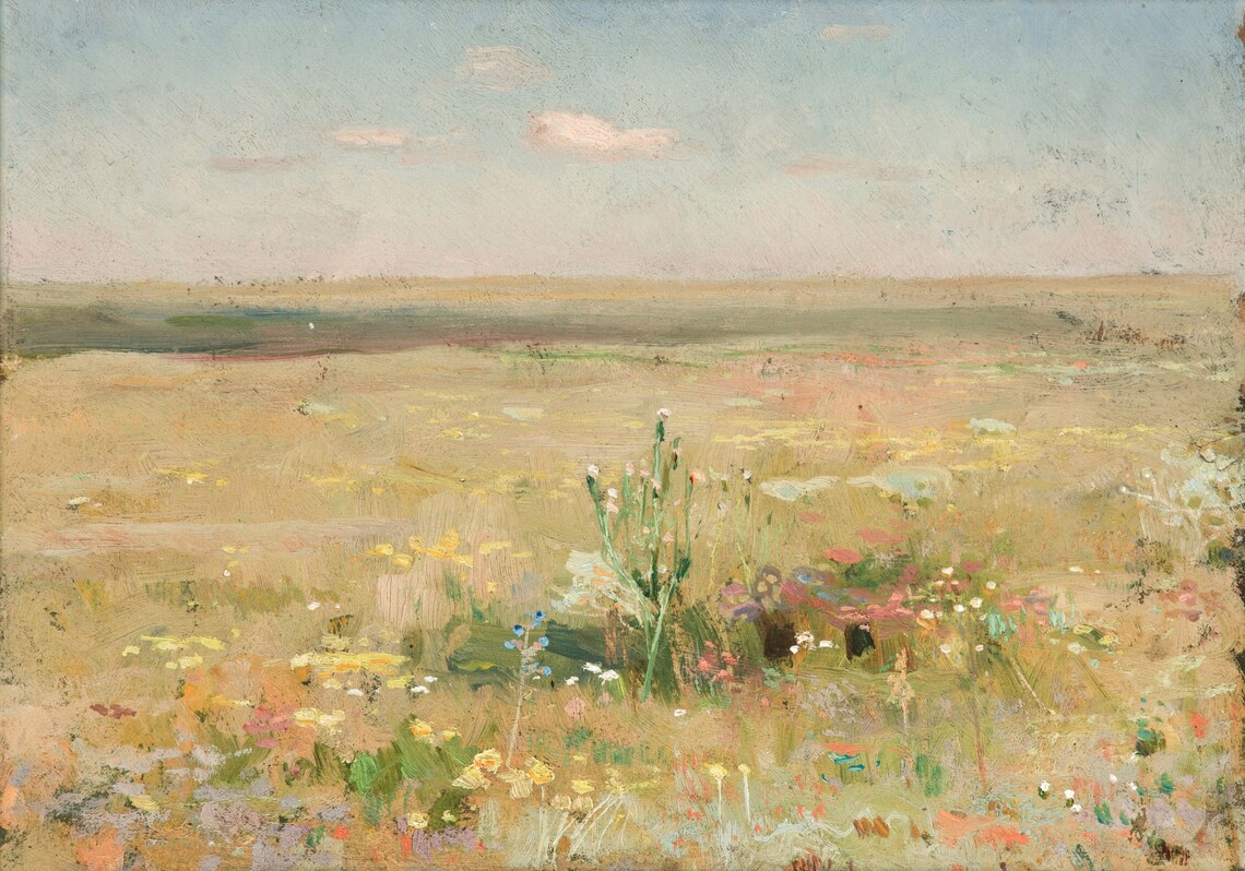 Spring Landscape - Vintage Farmhouse Art - Image 4