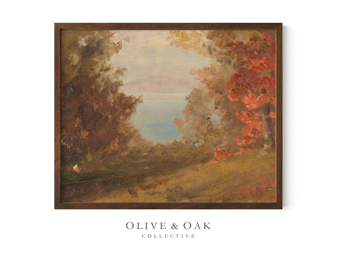 Autumn Landscape Painting, Fall Decor Art Print - Image 3