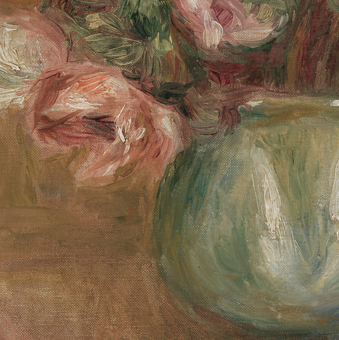 Vintage Roses Oil Painting, French Country Art Print - Image 3