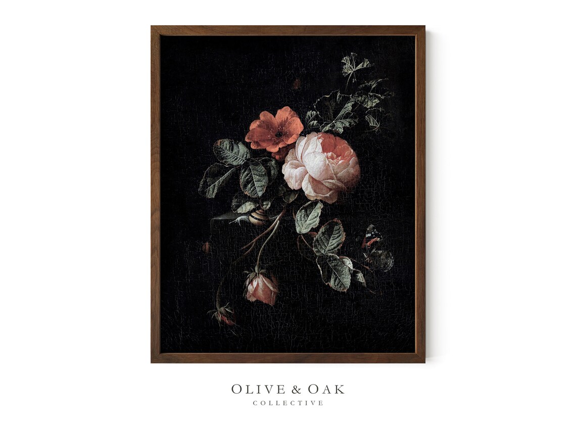 Rose Painting Vintage Botanical Art Print - Image 4