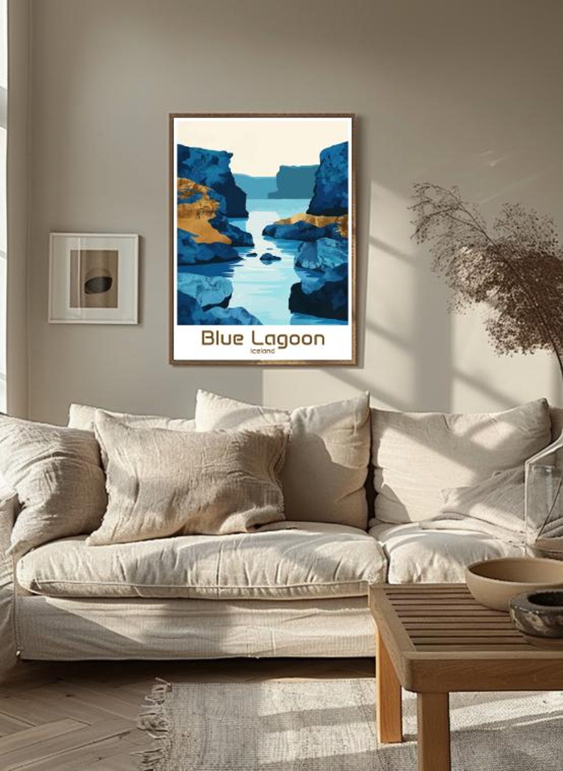 Blue Lagoon Iceland Geothermal Milky Blue Water Travel Poster - Image 3