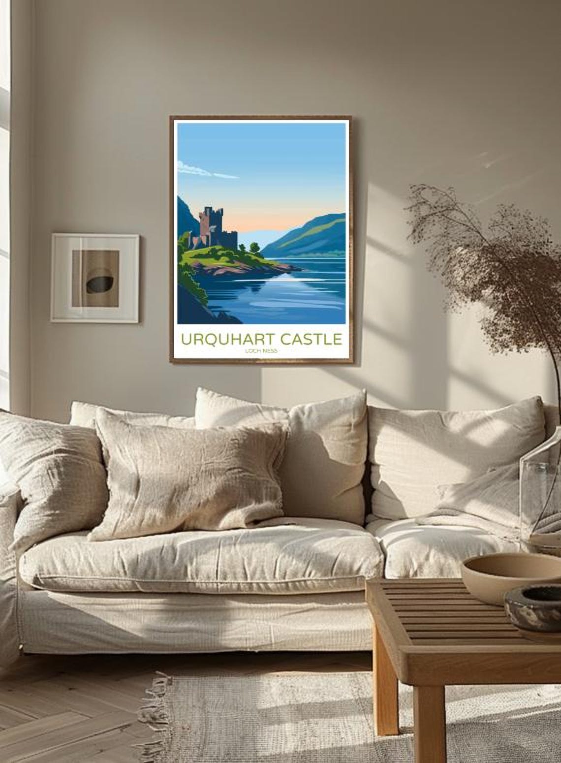 Urquhart Castle Loch Ness Sunset Ruins Scottish Highlands Poster - Image 3