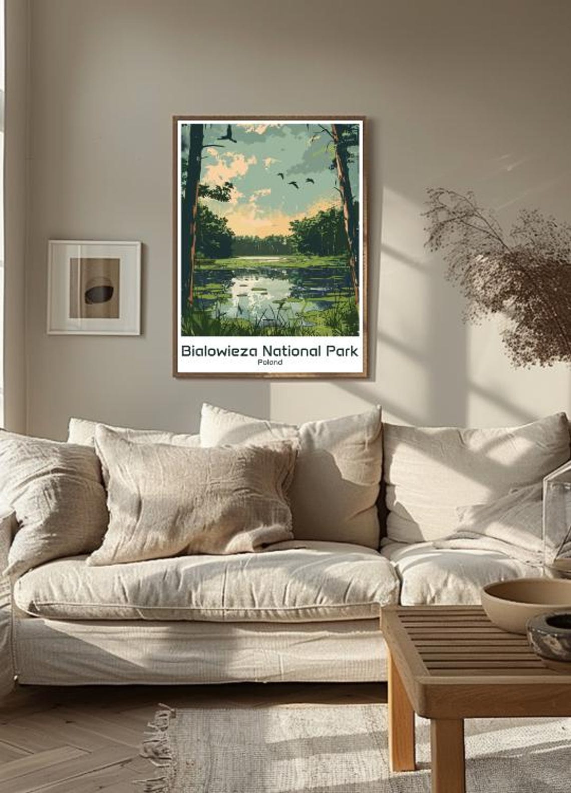 Bialowieza National Park Poland Forest Lake Serenity Scene Poster - Image 2
