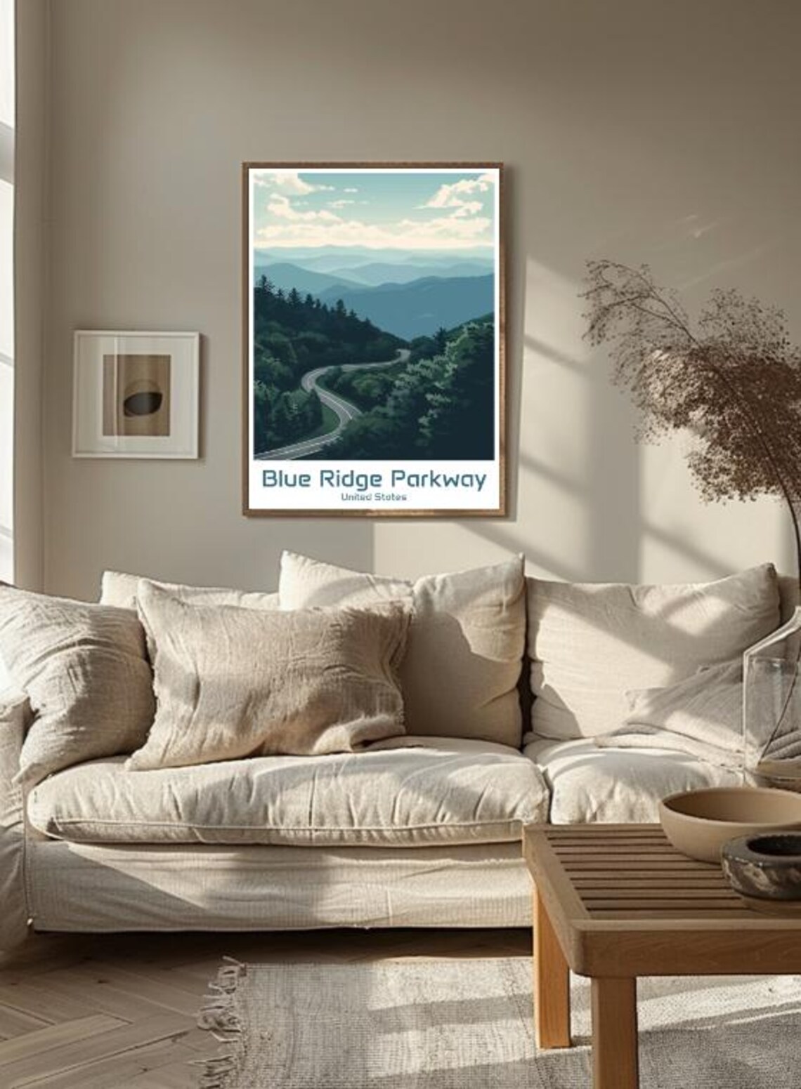 Blue Ridge Parkway Appalachian Mountain Road Scenic Drive Poster - Image 3