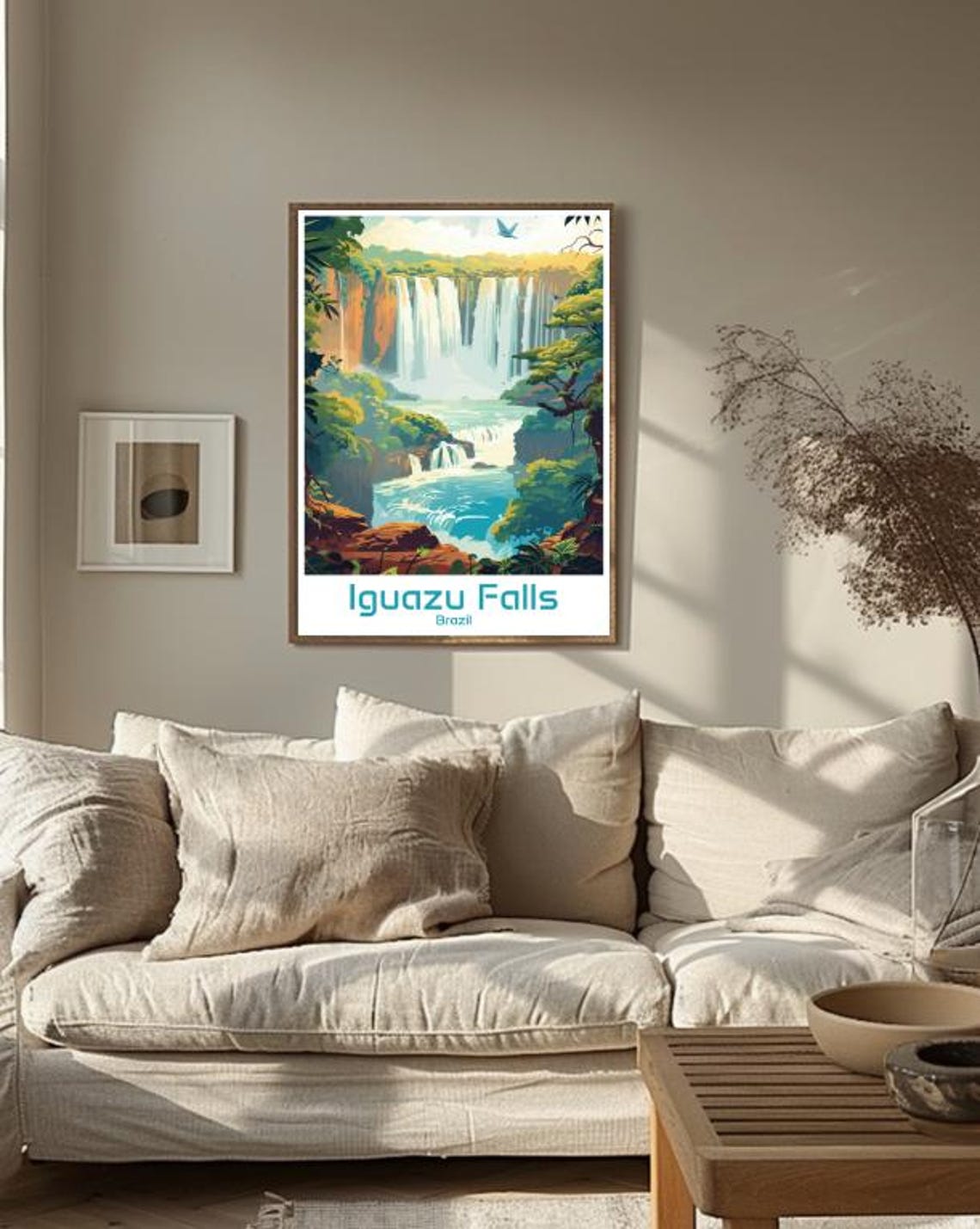 Iguazu Falls Brazil Mighty Waterfalls In Lush Green Jungle Poster - Image 3